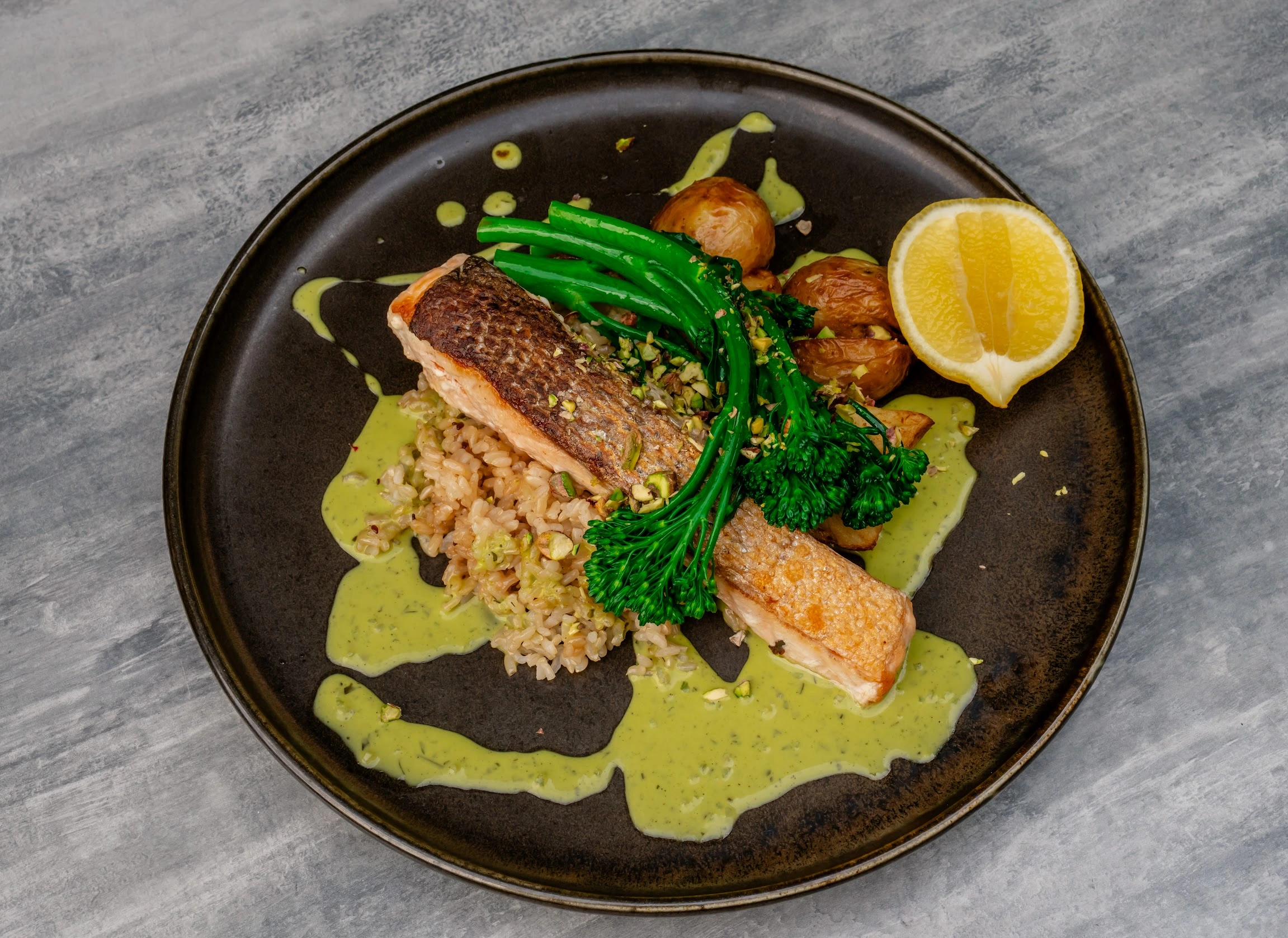 Crispy skin Salmon (Gf, Df)