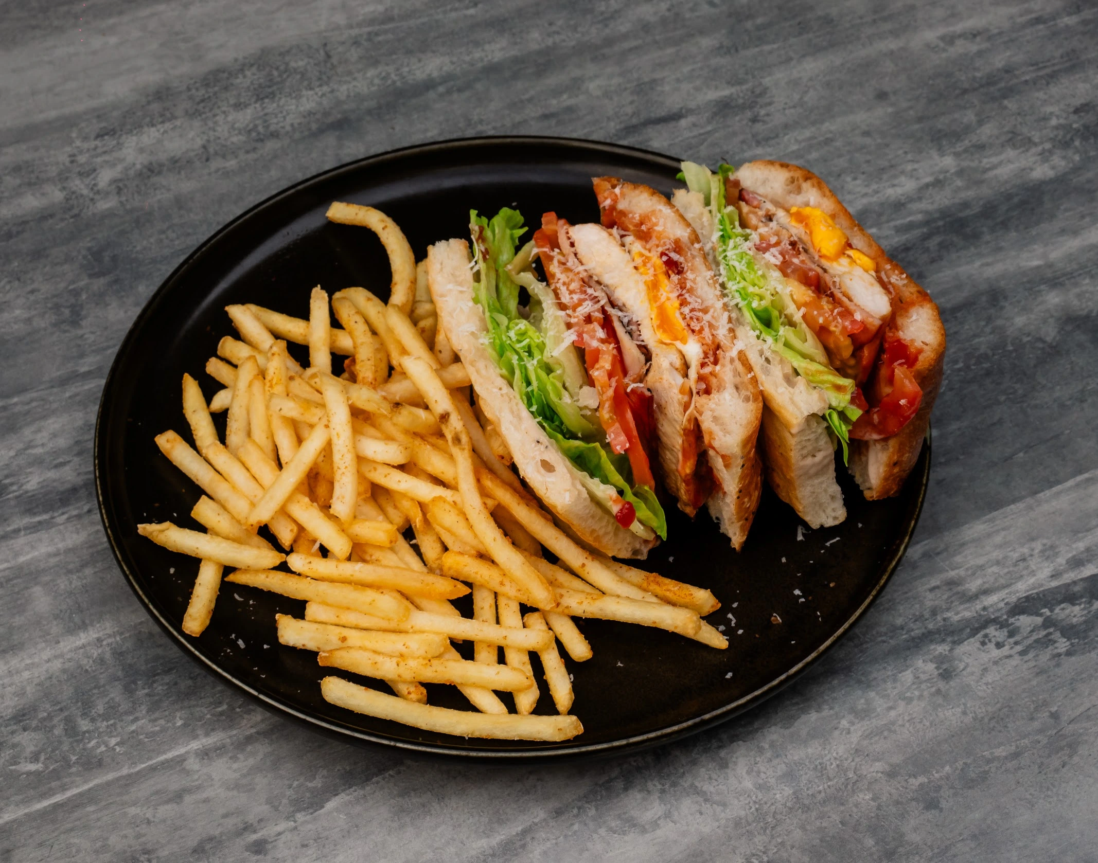 Nashville Hot Chicken Toastie with buffalo chicken, three cheeses, ranch dressing and hot sauce